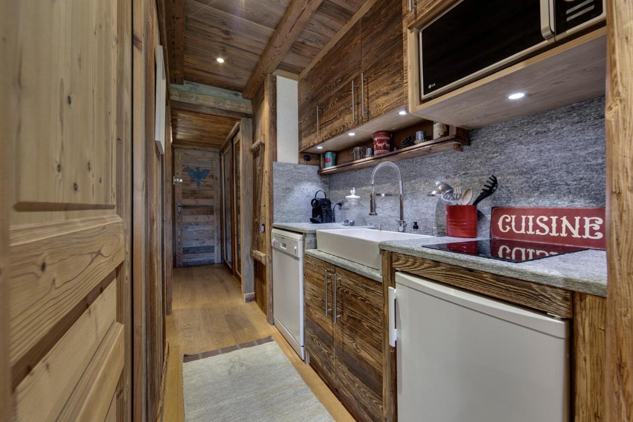 Appartement Esprit Chalet - Splendide Vue Montagne A 180 Валь-д'Изер Экстерьер фото