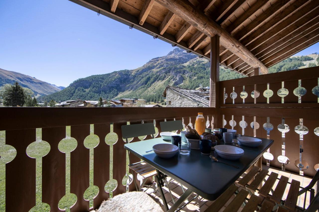 Appartement Esprit Chalet - Splendide Vue Montagne A 180 Валь-д'Изер Экстерьер фото